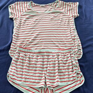 Atlantic-Pacific x LAKE Striped Pajama Set Size M